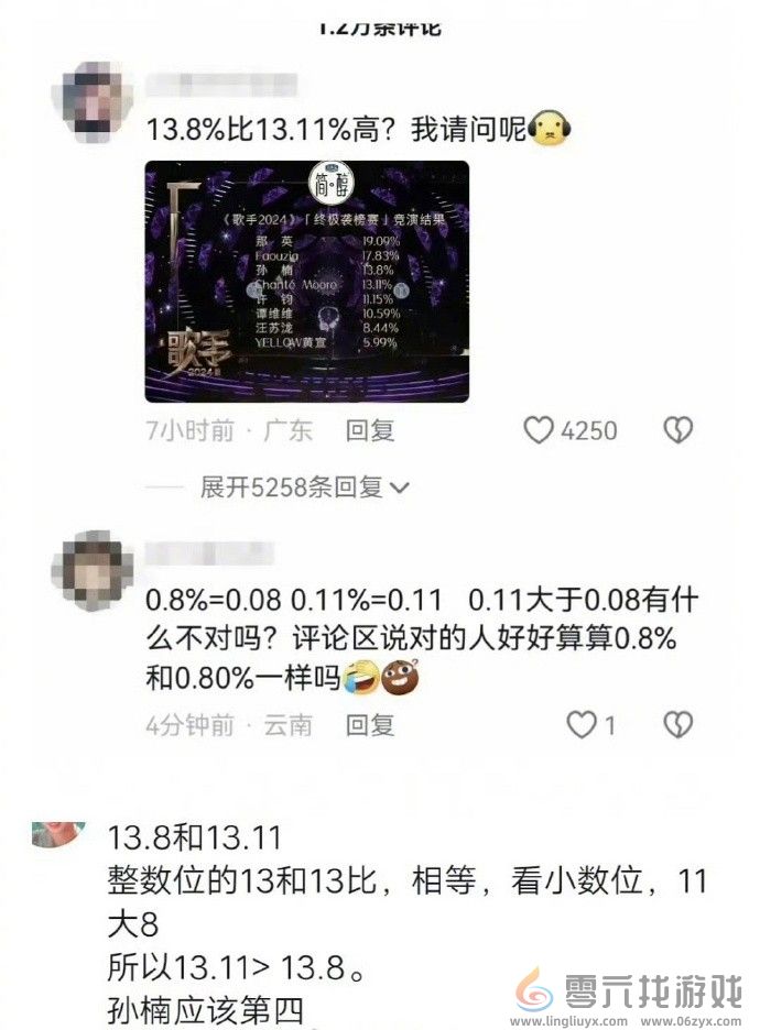 《歌手》排名引热议！13.8和13.11哪个大 网友吵翻天(图5)